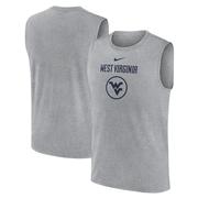 West Virginia Nike Courtside Dri-Fit Practice Sleeveless Tee